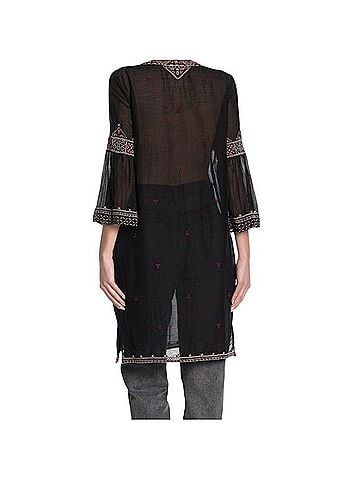 Johnny Was Ava Flare Sleeve Tunic Dress Casual Dress (view 2)