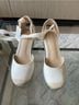 Shein White Tan Sandals Size 7 1/2 - photo 3