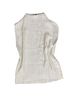 DKNY 100% Polyester White Sleeveless Blouse Size L - photo 1
