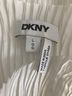 DKNY 100% Polyester White Sleeveless Blouse Size L - photo 3