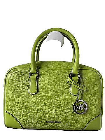 Michael Kors Thompson Duffle Leather Satchel (view 1)