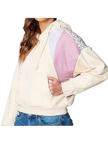 Blank NYC Good Lookin Patchwork Hoodie T-Shirt (view 1)