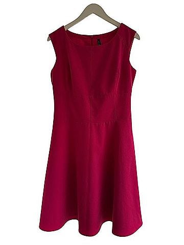 Marc New York Fuchsia Sleeveless Fit-and-Flare Dress Casual Dress (view 1)