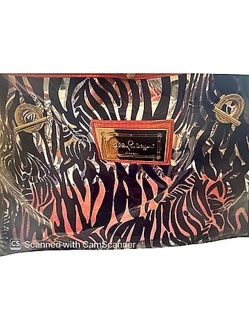 Lilly Pulitzer Zebra Blue Leather Tote (view 1)