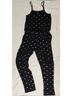 Bobi Floral Black Jumpsuit Size S - photo 4