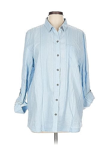 Eddie Bauer Eddie Bauer 3/4 Sleeve Button Down Shirt (view 1)