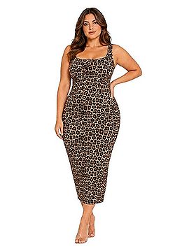 Naked Wardrobe Midi Sculpt Dress Casual Dress (view 1)