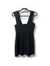 Cos Solid Black Cocktail Dress Size 12 - photo 3