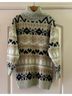 Anthropologie Fair Isle Green Black Tan White Pullover Sweater Size S - photo 5