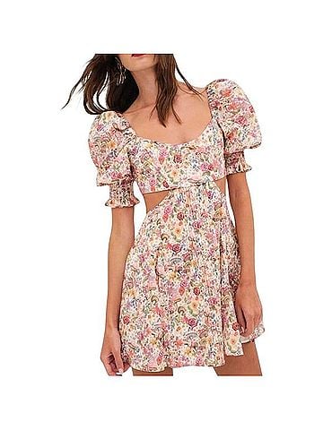 For Love & Lemons Arya Mushroom Casual Dress (view 1)