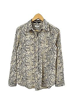 Equipment snakeskin silk button down blouse Blouse (view 1)