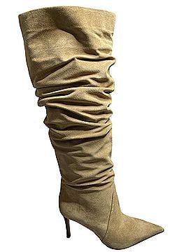 Michael Kors Dawn Suede Boot Heels (view 1)
