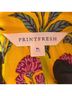 Printfresh 100% Cotton Floral Yellow Pink Green Blouse Size XL - photo 3