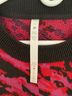 Lululemon Athletica Print Red Black Pink Pullover Sweater Size 14 - photo 2