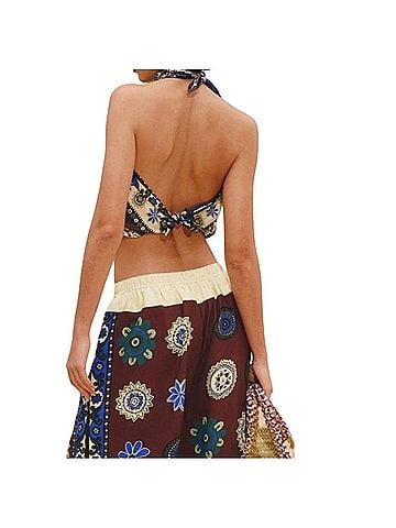 ALEMAIS Jasper Silk Scarf Top Tank Top (view 2)