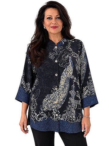 Citron Santa Monica Collection Santa Monica Long Sleeve Top (view 1)