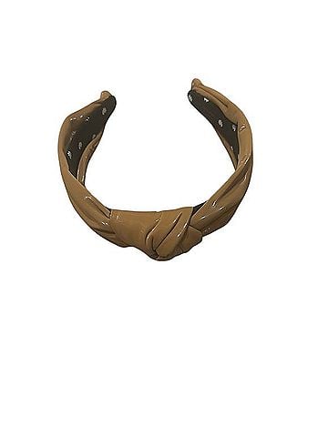 Lele Sadoughi Faux Leather Headband Hat (view 2)