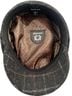 Brixton Plaid Black Gray Orange Hat Size S - photo 2