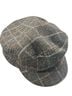 Brixton Plaid Black Gray Orange Hat Size S - photo 1