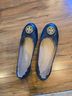 Tory Burch 100% Leather Blue Flats Size 8 - photo 3
