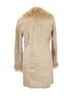 Raffaelo Leather Vintage 1997 Beige Leather Penny Lane Afghan Shearling Jacket | Cottagecore Boho Retro 70s Y2K Coat - photo 6