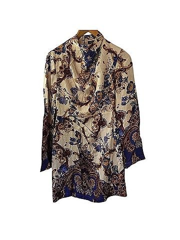 Karen Millen Premium Viscose Linen Paisley Border Print Woven Mini Dress Cocktail Dress (view 2)