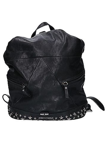 Jimmy Choo JIMMY CHOO FITZROY Star Studded Leather Backpack (Black) - Men's (view 1)