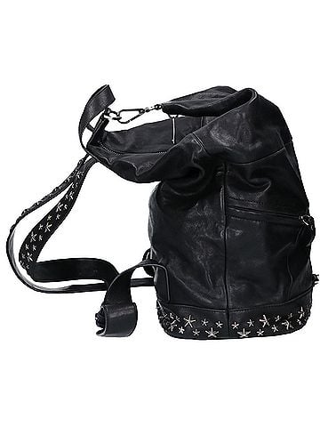 Jimmy Choo JIMMY CHOO FITZROY Star Studded Leather Backpack (Black) - Men's (view 2)