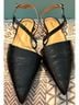 C.Paravano 100% Leather Blue Flats Size EU 41 - photo 3