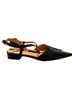 C.Paravano 100% Leather Blue Flats Size EU 41 - photo 1