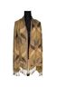 Pashmina Paisley Brown Gold Scarf One size - photo 1