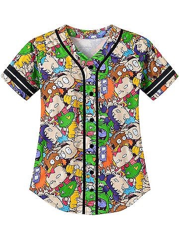 Nickelodeon Short Sleeve Button-Down Shirt (view 1)