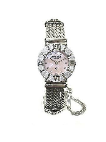 Charriol Charriol Saint-Tropez 028R Quartz Pink Shell Watch (Wristwatch) for Women (view 1)