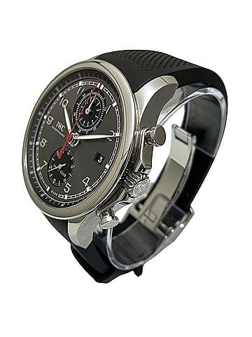 IWC Schaffhausen IWC Schaffhausen Yacht Club Portugieser Watch, Total Weight 120.6g, Stainless Steel, Rubber Strap, Automatic Movement, Black Dial, IW390503 (view 2)