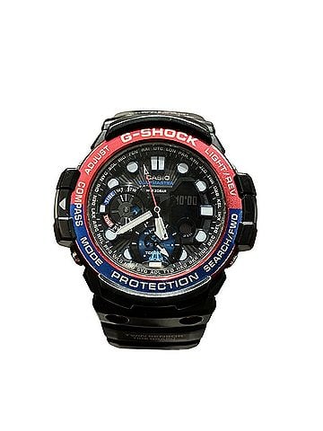 Casio Casio Gulfmaster G-Shock Watch, Total Weight 81g, Stainless Steel &amp; Resin, Quartz Movement, Black Dial, GN-1000-1AJF (view 1)