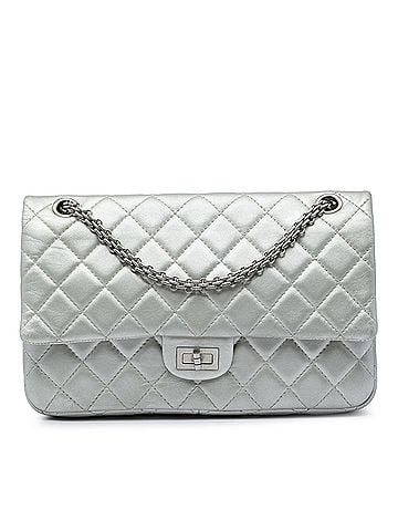 Chanel Quilted Metallic Lambskin Reissue 2.55 Double Flap 226 (view 1)