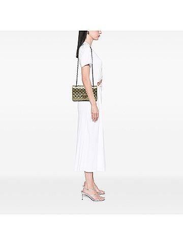 Chanel Medium Classic Striated Patent Double Flap (view 2)