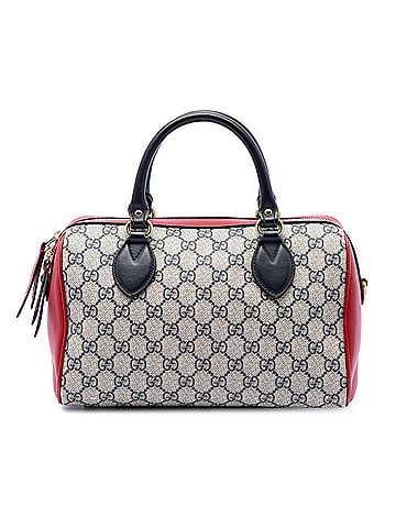 Gucci Small GG Supreme Boston Bag (view 1)