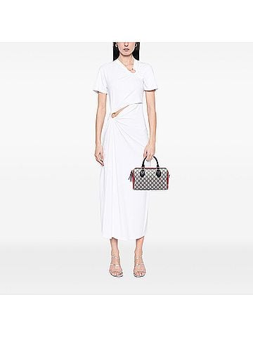 Gucci Small GG Supreme Boston Bag (view 2)