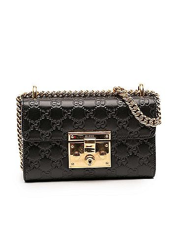 Gucci Small Guccissima Padlock Crossbody (view 1)