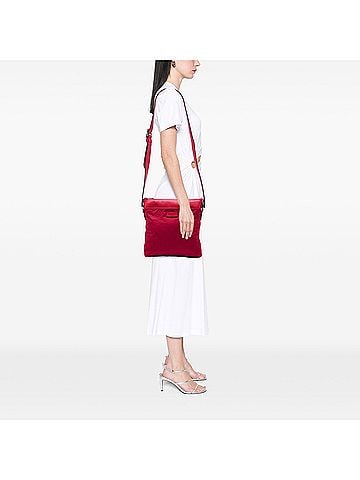 Gucci GG Nylon Flat Messenger Bag (view 2)