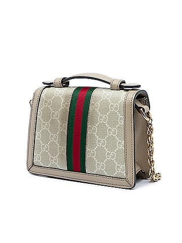 Gucci Small GG Supreme Web Ophidia Top Handle Bag (view 2)