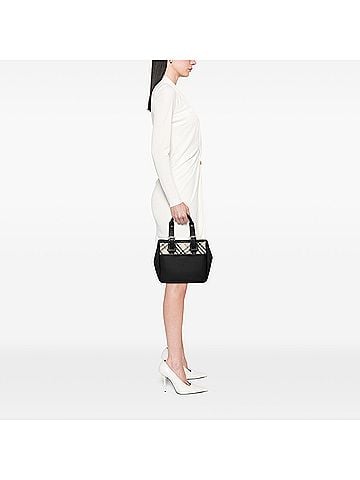 Burberry Nova Check Trimmed Nylon Handbag (view 2)