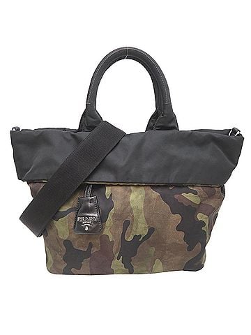 Prada Prada 2-way bag, women's handbag, BR4521, nylon, camouflage. (view 1)