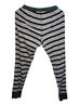 Hanna Andersson 100% Cotton Stripes Blue Gray Green White Sweatpants Size M - photo 2