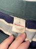 Hanna Andersson 100% Cotton Stripes Blue Gray Green White Sweatpants Size M - photo 3