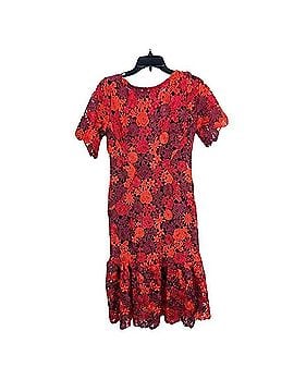 Anthropologie Brigitte Embroidered Midi Dress Cocktail Dress (view 2)