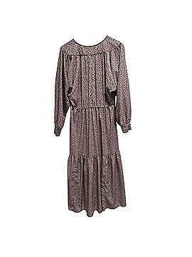 Sweet Baby Jamie Ditsy Midi Boho Casual Dress (view 2)