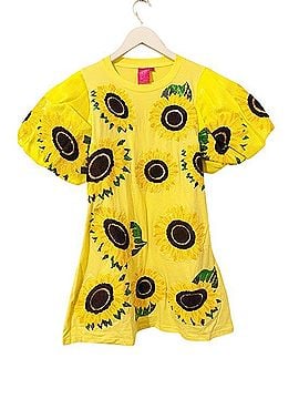 Queen of Sparkles Sunflower Sequin Dress Casual Dress (view 1)