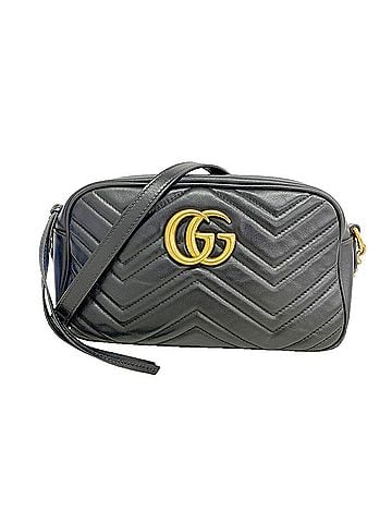 Gucci Gucci GG Marmont Shoulder Bag 447632 Leather Black Women's (view 1)
